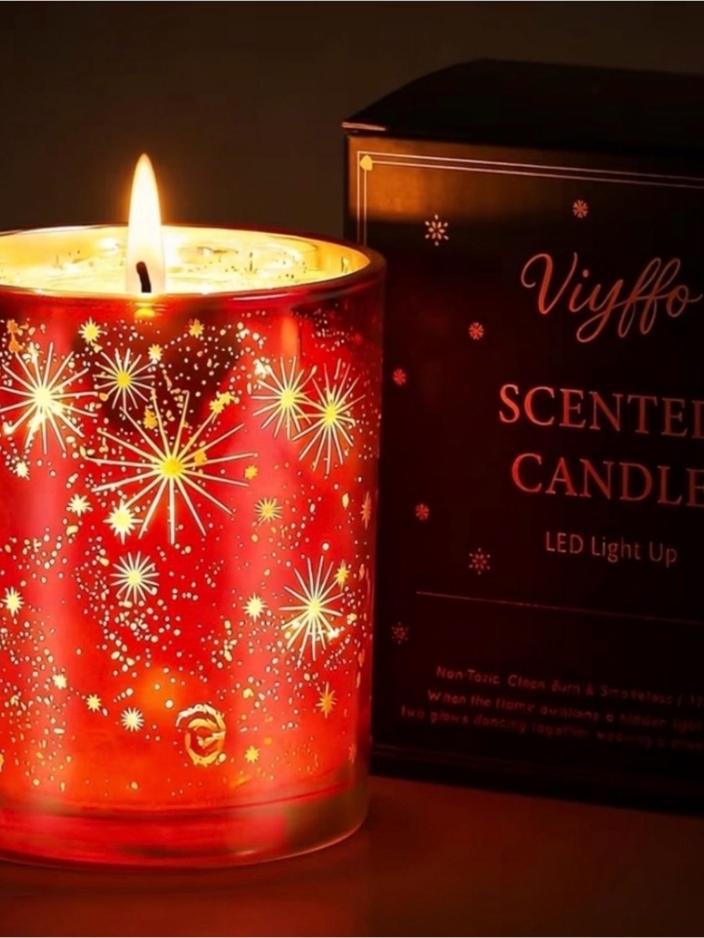 Lavender & Eucalyptus LED Light-Up Candle